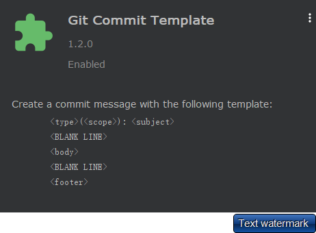 git commit template